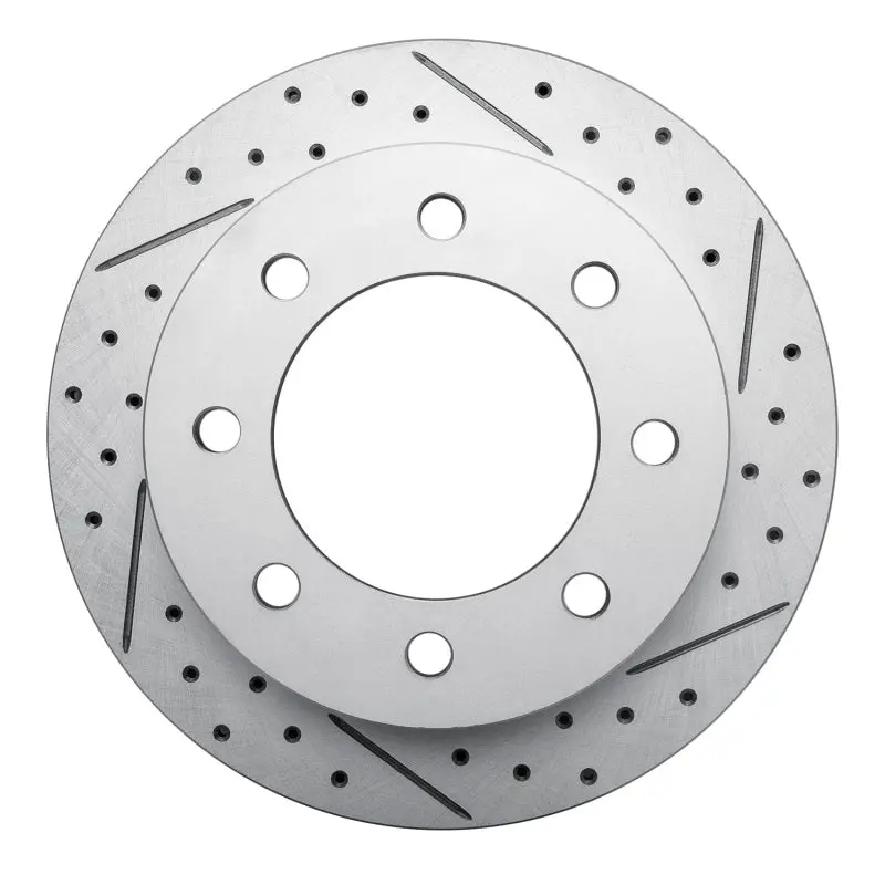 R1 99-20 Chevrolet Silverado 1500 Hd Rear Right Drilled & Slotted Geo-Carbon Rotor 1