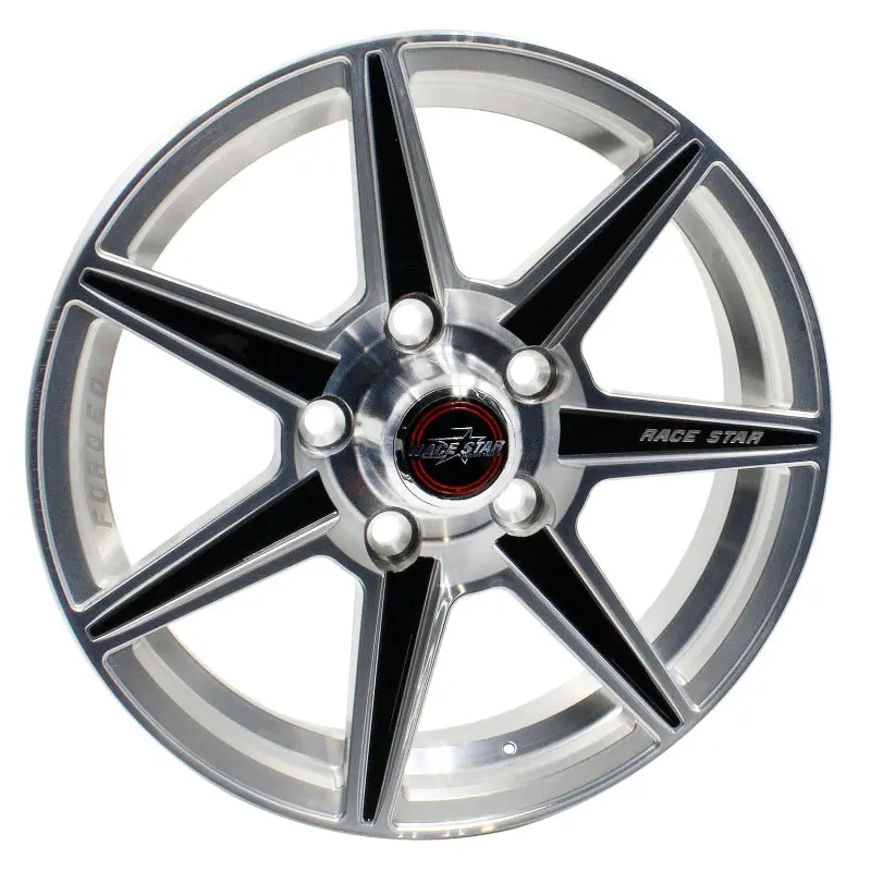 Race Star 72 Valstar 15X3.75 / 5X4.75Bc / 1.75Bs / 3.072In Cb / Machined W/Black Accents Wheel 1