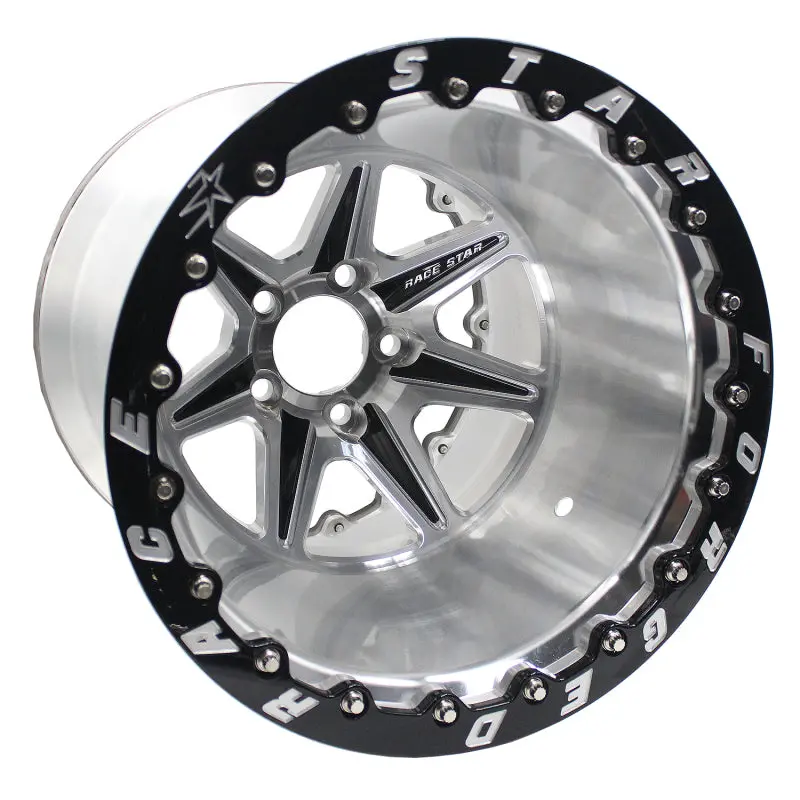 Race Star 72 Valstar 15X8 / 5X4.75Bc / 4.5Bs / 3.072In Cb / Machined W/Black Accents Wheel 1