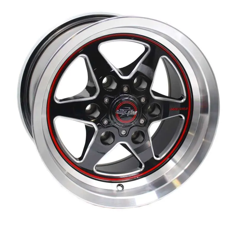 Race Star 93 Truck Star 15X10 / 6X5.50 Bc / 6.63 Bs / 28 Offset / 78.10 Bore / Black/Machined Wheel 1