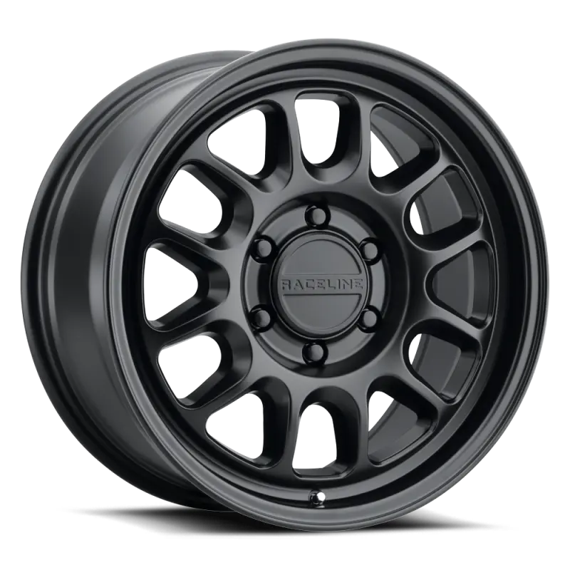 Raceline 958B Rogue 17X8.5In / 6X120 Bp / 0Mm Offset / 67.1Mm Bore - Satin Black 1