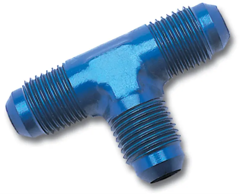 Russell Performance -16 An Npt Flare Tee Fitting (Blue) 1