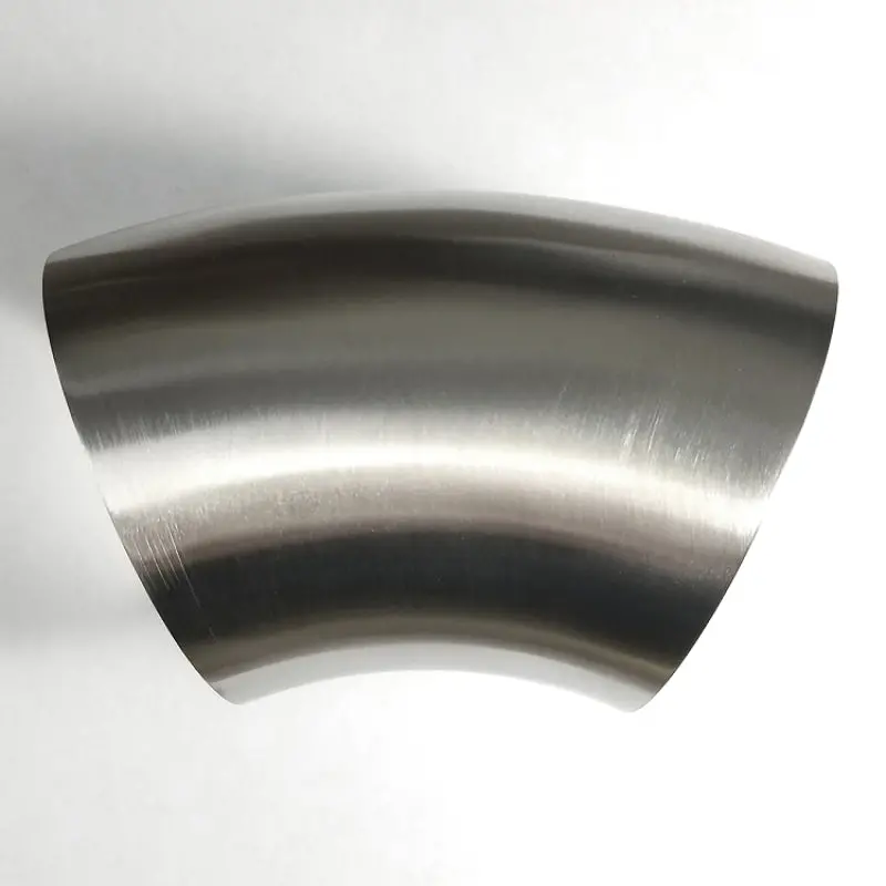 Stainless Bros 2.0In Diameter Ss304 45 Degree Bend No Leg Elbow - 16Ga/.065In Wall 1