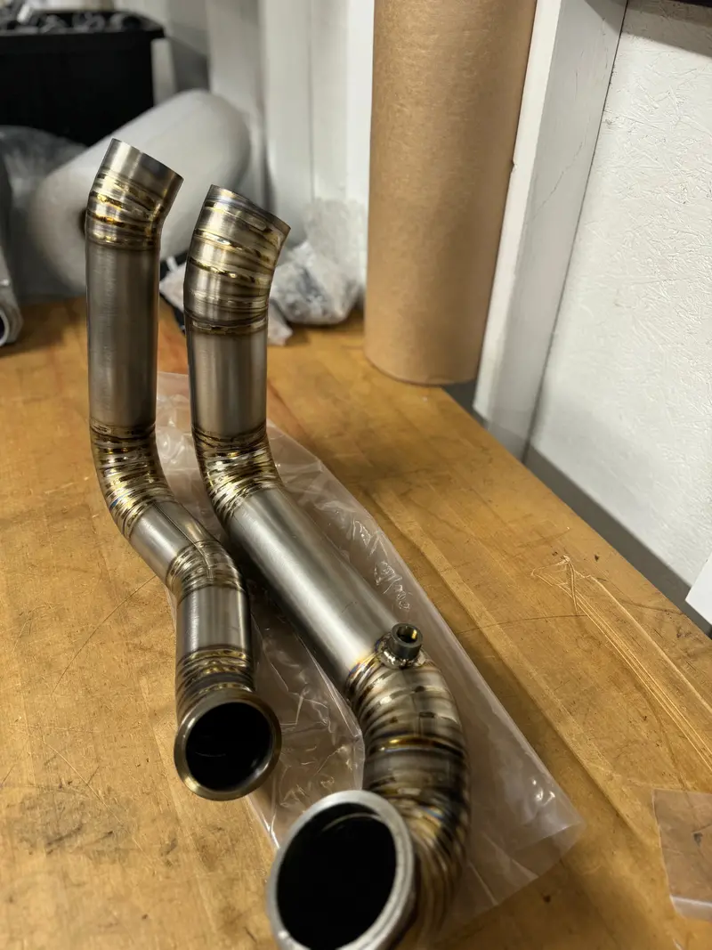 V2 Turbo Hood Exit Pipes 1