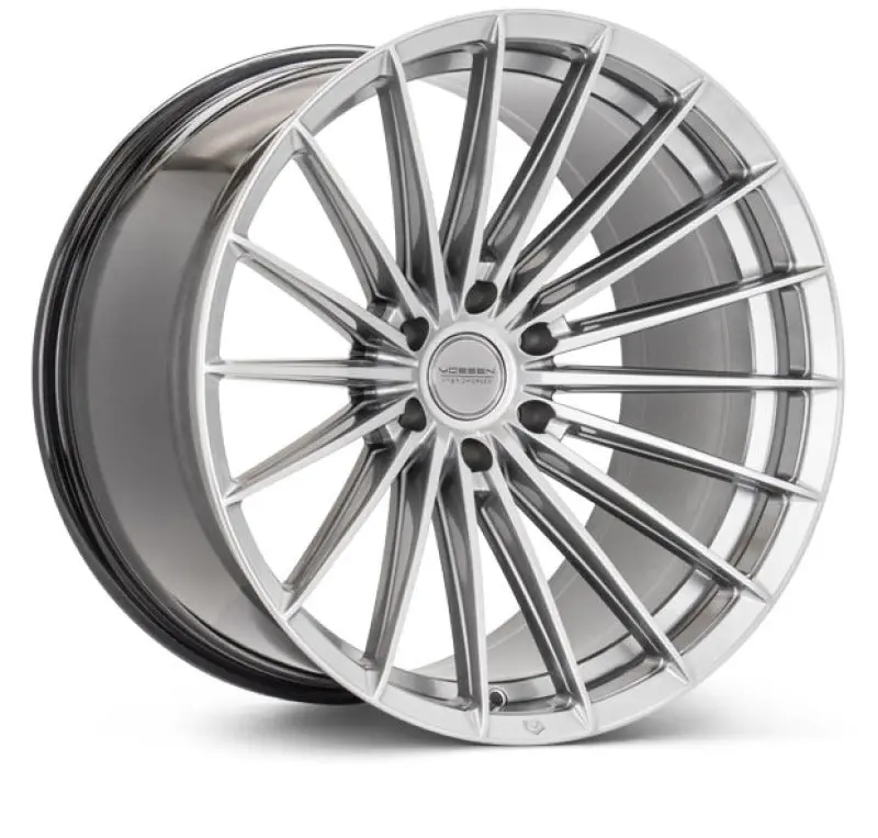 Vossen Hfx-4 18X9 - 6X135 - Et0 - Super Deep - 87.1 - Hyper Silver Wheel 1
