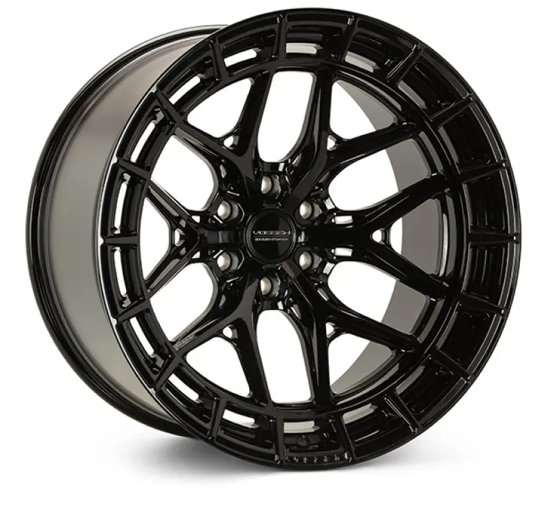 Vossen Hfx-6 22X12 - 6X135 - Et-44 - Ultra Deep - 87.1 - Gloss Black Wheel 1