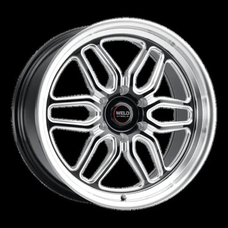 Weld Laguna 6 Drag 17X11in / 6X127 Bp / Et36 / Bs 7.375 Gloss Blk Mil Dia 78.1 1