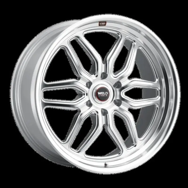 Weld Racing 17X11 Laguna Drag 5X127 Et44 Bs4.25 Gloss Sil Mach Dia 78.1 1