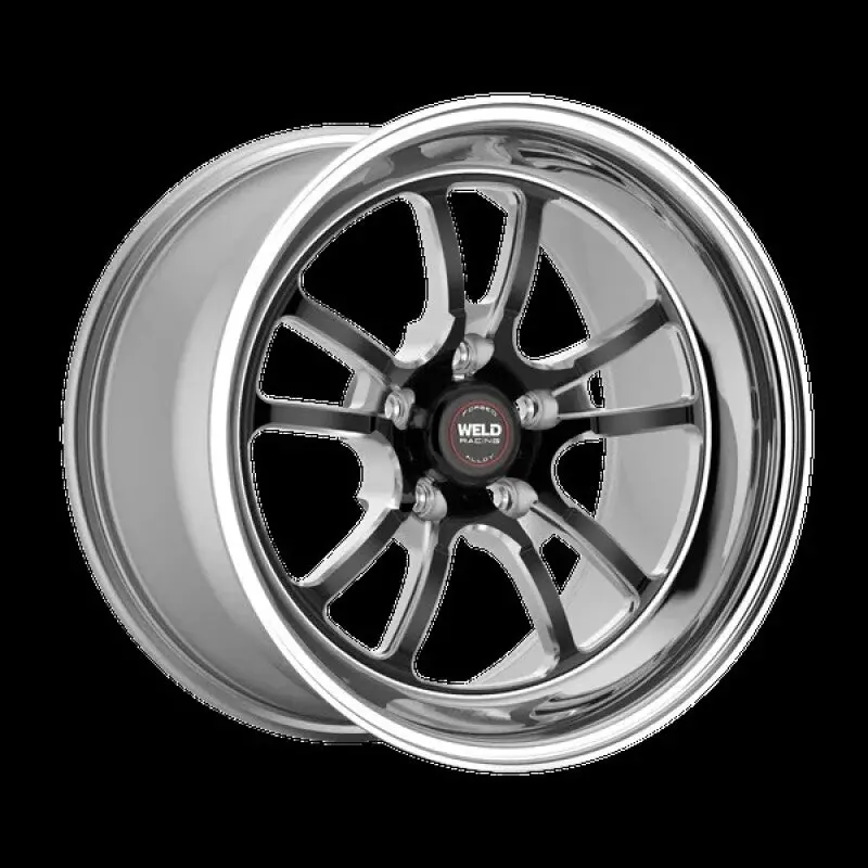 Weld S70 Rt-S 18X8in / 5X120.65 Bp / 4.7In. Bs - Black Center - Polished Shell Wheel 1