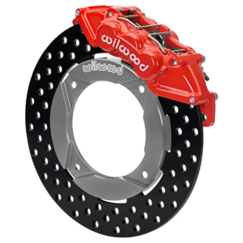 Wilwood 2019 Polaris Turbo Utv6 Front Kit 11.25In Drilled - Red 1