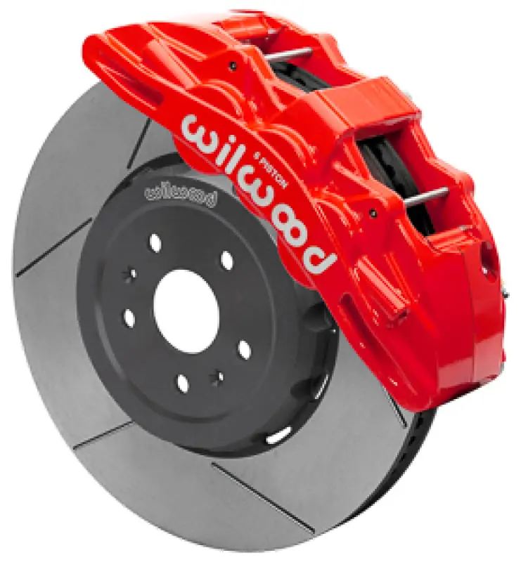 Wilwood Sx6r Big Brake Dynamic Front Brake Kit 15In Slotted Red 2020+ Chevy C8 Corvette 1