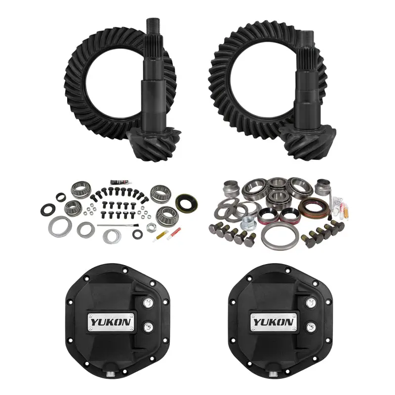 Yukon 07-18 Jeep Wrangler Stg 2 Re-Gear Kit W/Cover For Dana 44 5.13 Ratio 24 Spline - Front & Rear 1