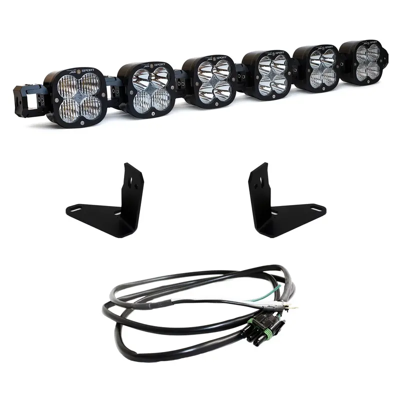Baja Designs 447750Up Xl Linkable Light Bar Kit – Ford Bronco Steel Bumper Mount 1