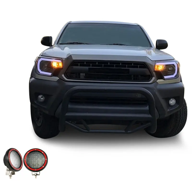 Black Horse Off Road Mbb-Tod1109-Plfr Black Steel No Skid Plate 1