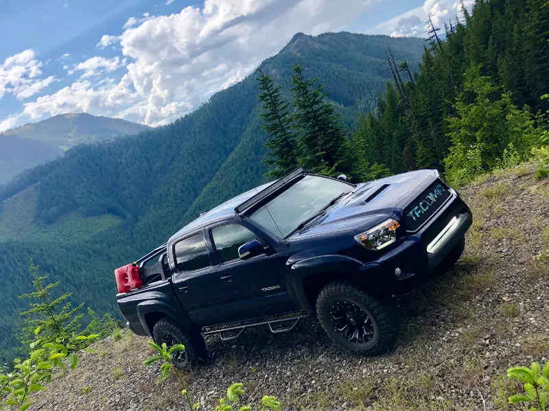 Cali Raised Led 32" Flush-Mount Bumper Light Bar Kit For 2005–2015 Toyota Tacoma 1