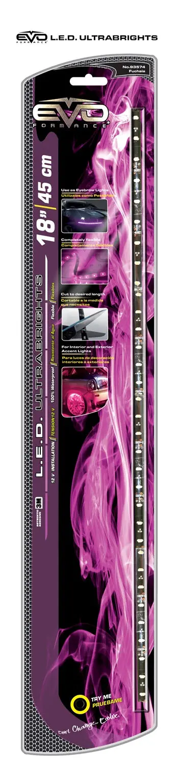 Cipa Evo Formance 18-Inch Fuchsia Led Light Strip – Universal Mount, Ultrabright Output 1