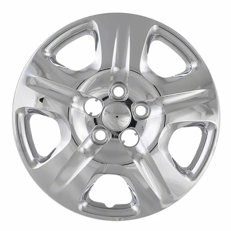 Coast To Coast Iwc47316C 16" Chrome-Finished Plastic Bolt-On Wheel Set – 5-Spoke Design, Qty 4 1