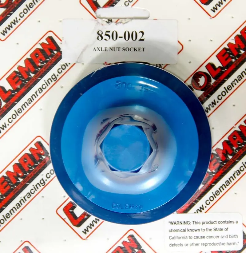 Coleman Racing Products 850-002 Spindle Nut Socket Scp/ Gn Tab Style 1