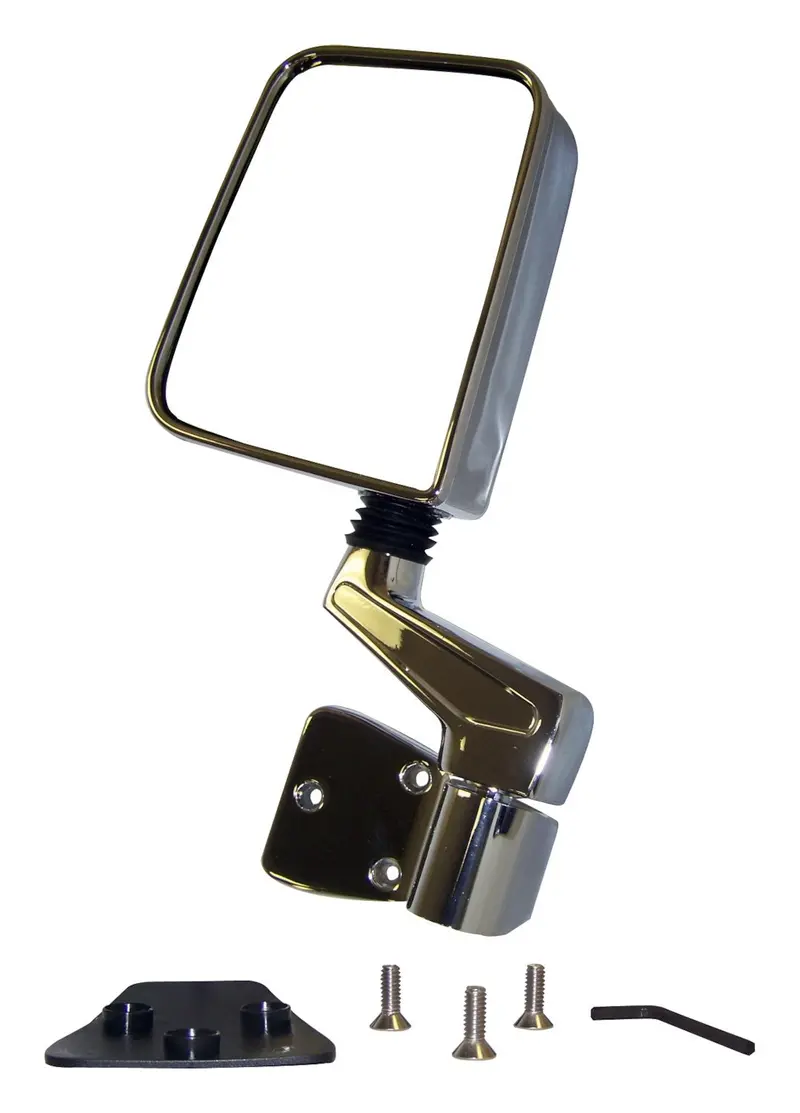 Crown Automotive 82201773C Chrome Left-Side Door Mirror With Mounting Arm For Jeep 1