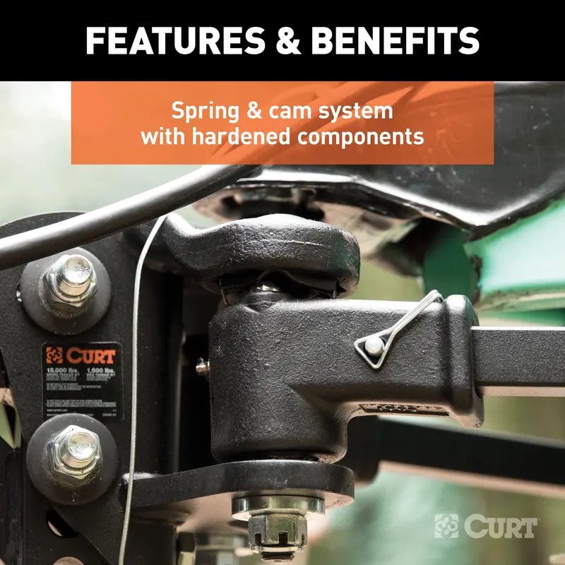 Curt 17501 Trutrack Weight-Distribution Hitch With 4-Point Sway Control – 10,000–15,000 Lb Capacity 1