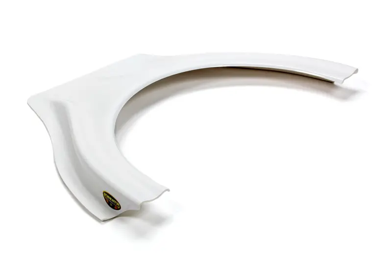 Dominator Race Products 501-Wh Stalker Hood Scoop 1.5In White 1