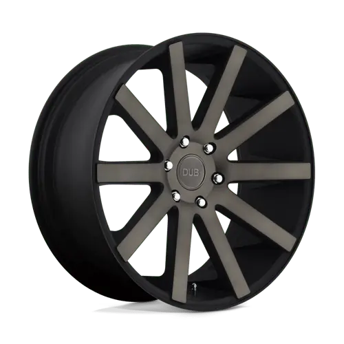 Dub S121 Series 22X9 Inch Matte Black Alloy Wheel – 5X4.5 Bolt Pattern, +38Mm Offset 1