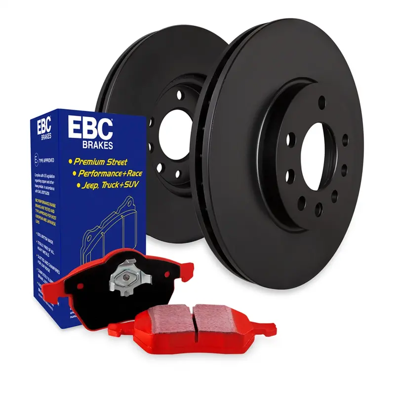Ebc Brakes S12Kf1857 High-Performance Brake Kit: Redstuff Pads + Rk Drilled Rotors 1