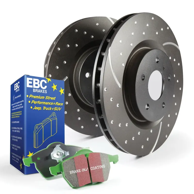 Ebc S3Kf1091 Greenstuff 6000 Brake Kit With Gd Rotors For Trucks And Suvs 1