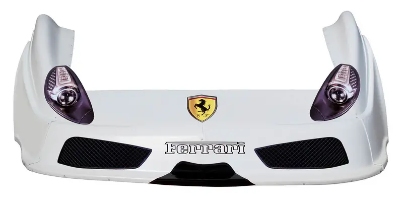 Five Star 975-417W Dirt Racing Md3 Combo Wheel – Ferrari White Finish 1