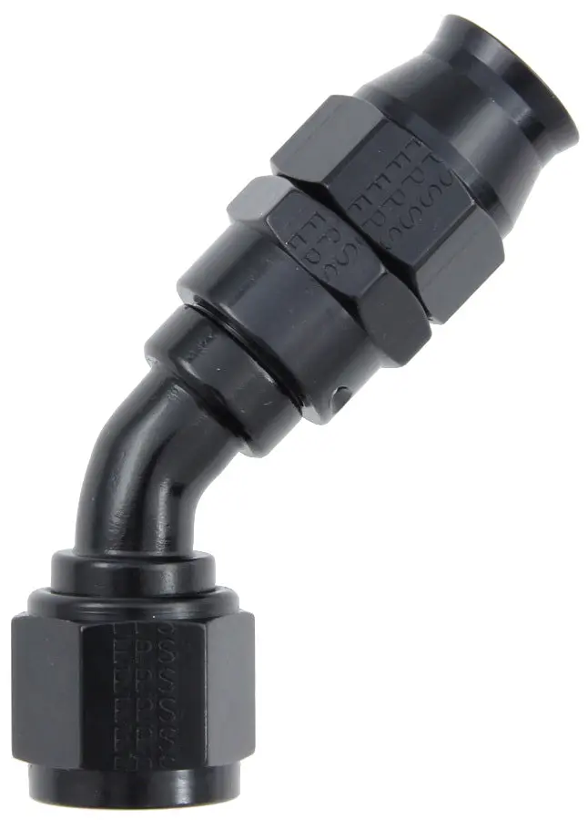 Fragola 684508-Bl 45-Degree Ptfe Black Hose Fitting – -8 An 1