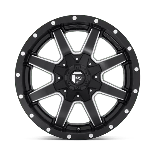 Fuel 1Pc D538208217L D538 20X8.25 8X170 Mt-Blk-Mil -223Mm 1