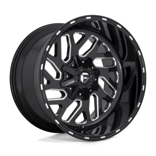 Fuel D581 26X12 Inch Beadlock-Style Wheel – 8X6.5" Bolt Circle, Gloss Black/Milled, -44Mm Offset 1