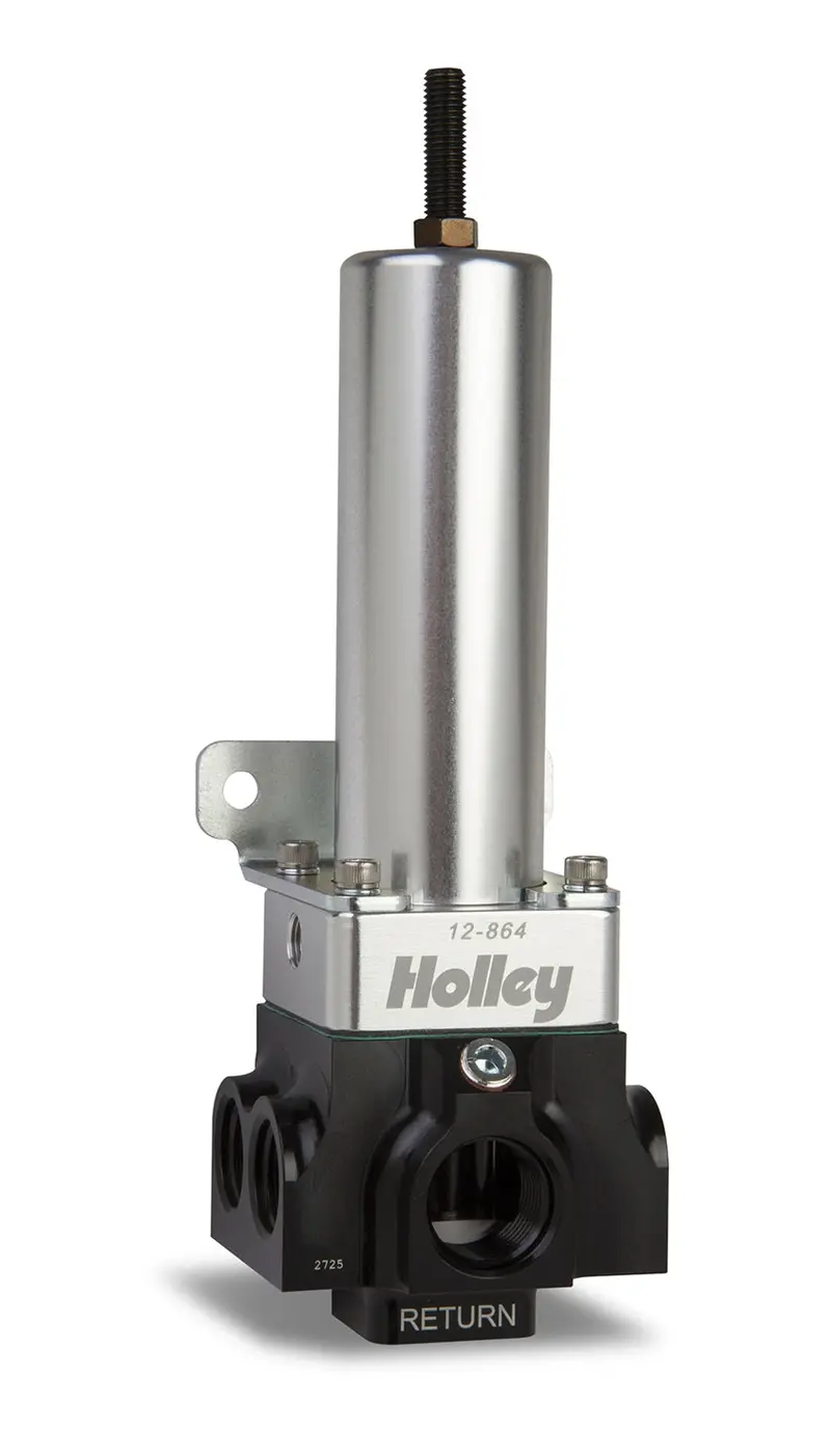Holley Efi Vr Series Billet Fuel Pressure Regulator – Adjustable, High-Flow Design (12-864) 1