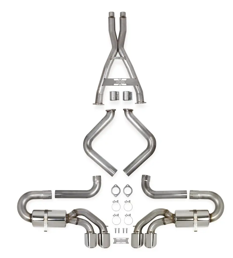 Hooker Blackheart 705013144Rhkr Cat-Back Exhaust System – Full Rear Replacement 1