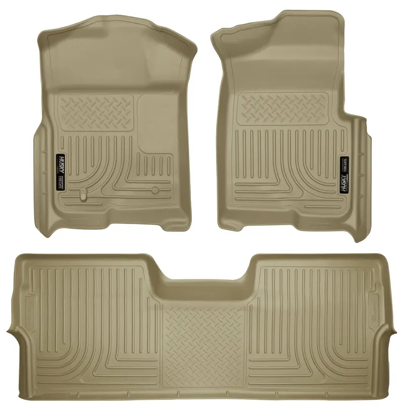 Husky Liners 98333 Front And Second-Row Floor Liners With Full Footwell Coverage 1