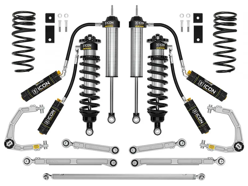 Icon Vehicle Dynamics K53213 Stage 3 Suspension System For 2022–2023 Toyota Tundra – 1.25–3.25" Lift, Billet Components 1