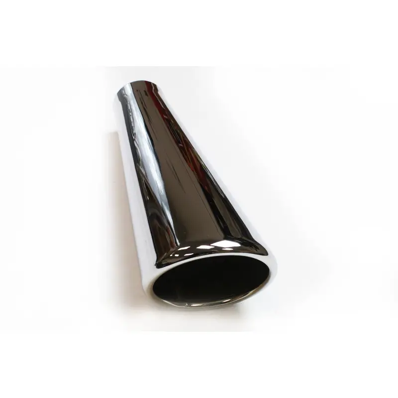 Jba Racing Headers 12-08211 2" X 4" X 11" Rolled S/S Chrome Trumpet Tip 1