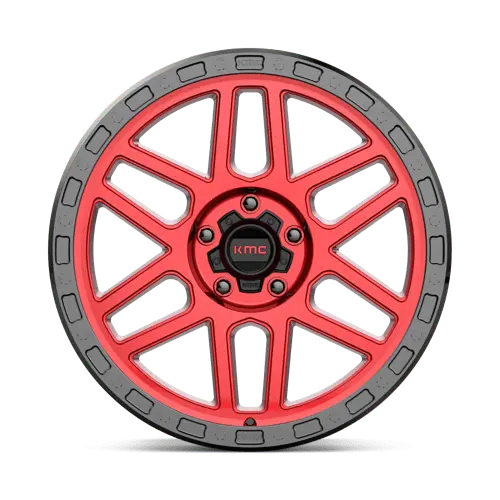 Kmc Km544 20X9 Inch Forged Alloy Wheel – 5X150 Bolt Pattern, C-Red/Black Lip, +25Mm Offset 1