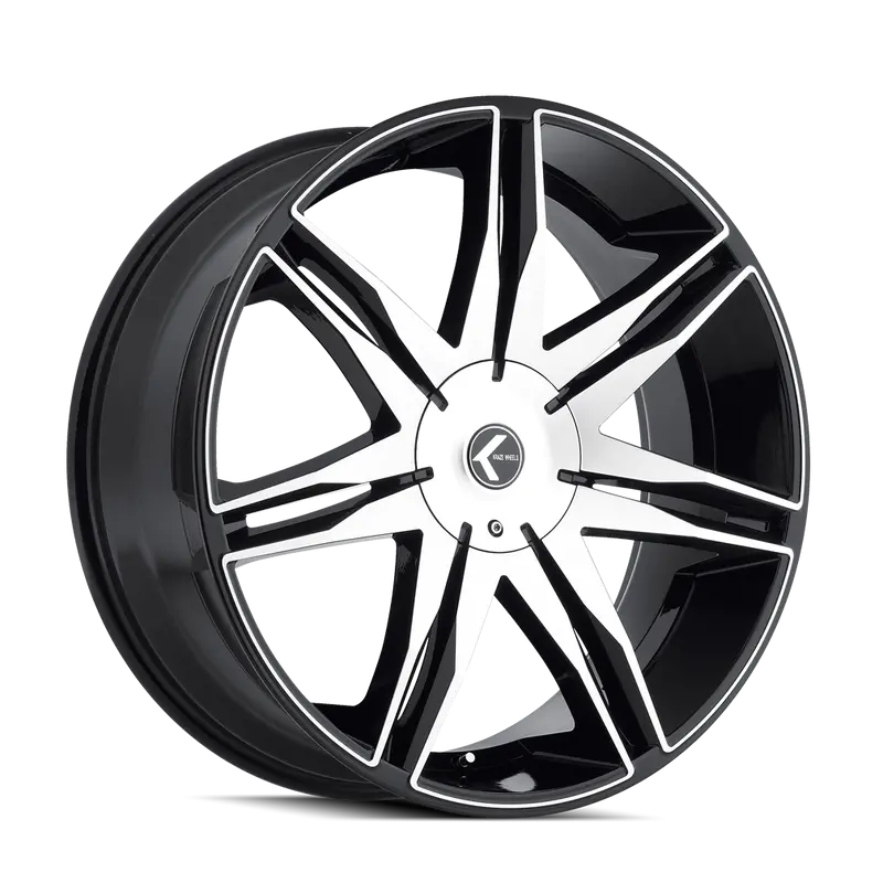 Kraze Kr143-26152Bm18 Epic Series 26X10 Inch Wheel – Black/Machined, 5X127/5X139.7, +18Mm Offset 1