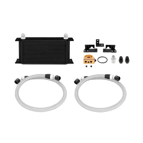 Mishimoto Mmoc-Wra-07Tbk Thermostatic Oil Cooler Kit – Black, For 2007–2011 Jeep Wrangler Jk 1