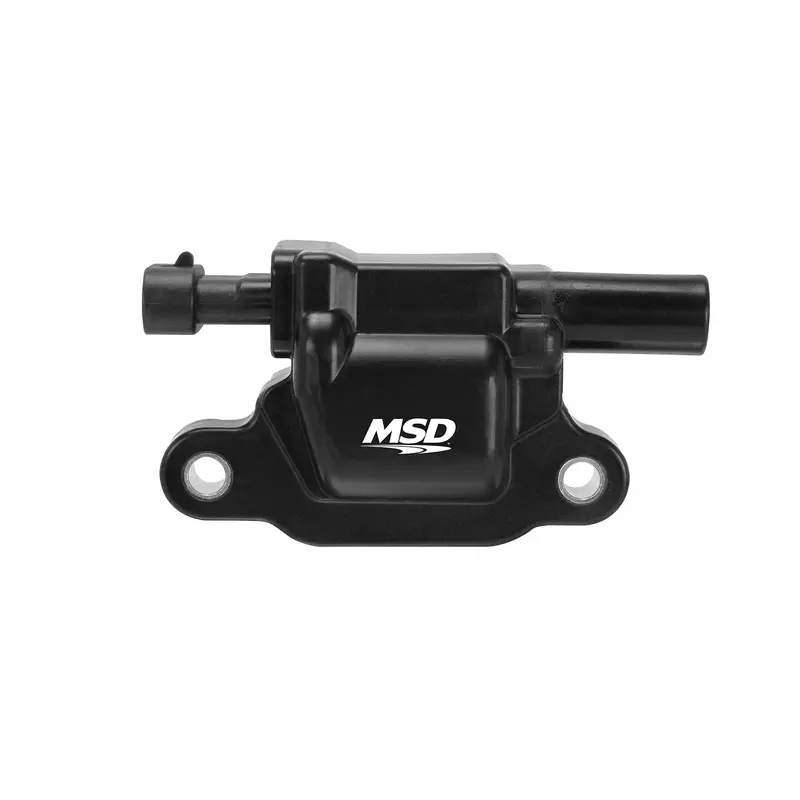 Msd 82653 Direct Ignition Coil; Direct Replacement; 2-Bolt; Black; Single; 1