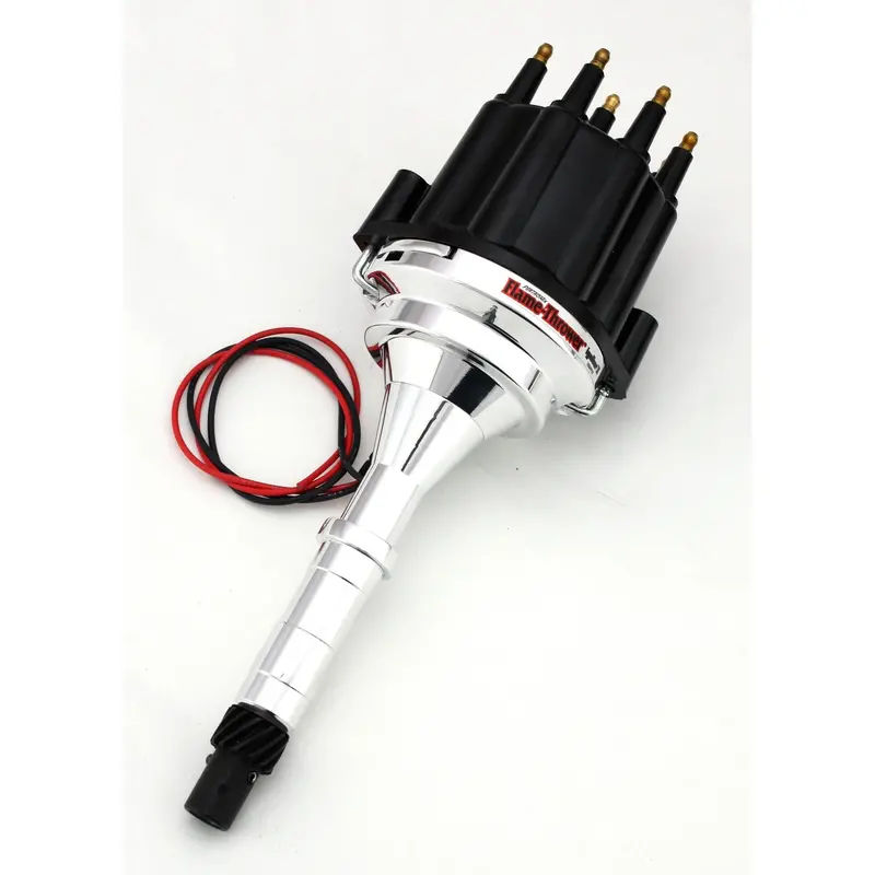 Pertronix D160810 Billet Distributor Cap – Black, Non-Vacuum Advance For Amc V8 Engines 1