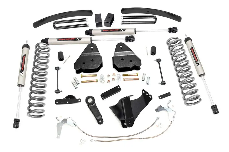 Rough Country 59470 6-Inch V2 Monotube Lift Kit For 2008–2010 Ford F-250/F-350 4Wd Diesel 1
