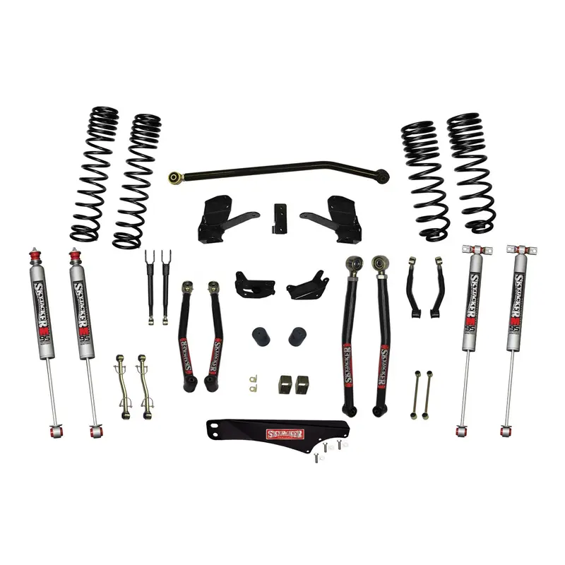 Skyjacker 4-Inch Dual-Rate Long-Arm Suspension Lift Kit For Jeep Jk With M95 Monotube Shocks 1