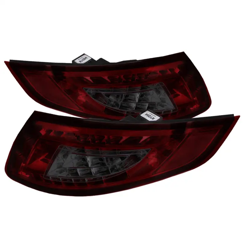 Spyder Auto 5037992 Led Tail Lights; Uses Stock Bulbs; Pair; Red/Smoke; 1