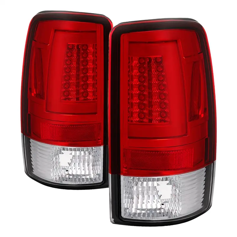 Spyder Auto 5084163 Led Tail Lights – Version 2, Lift-Gate Style With Red/Clear Light Bar 1