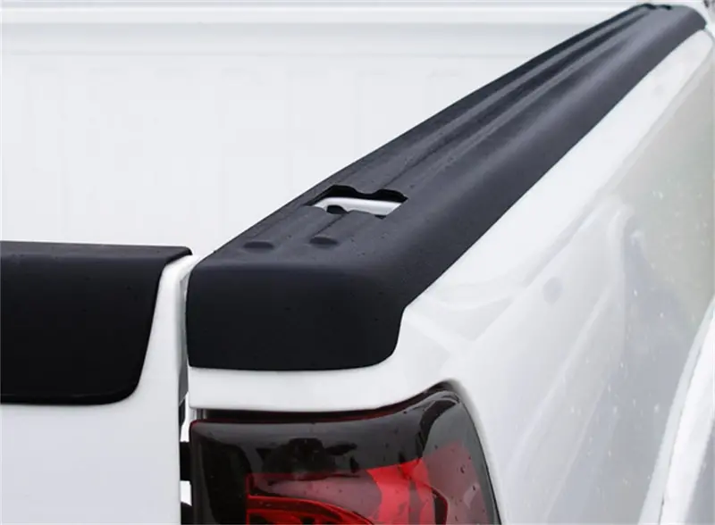 Stampede Brc0025H Rail Topz™ Ribbed Bed Rail Cap; Black; W/Stake Holes; Pair; 1