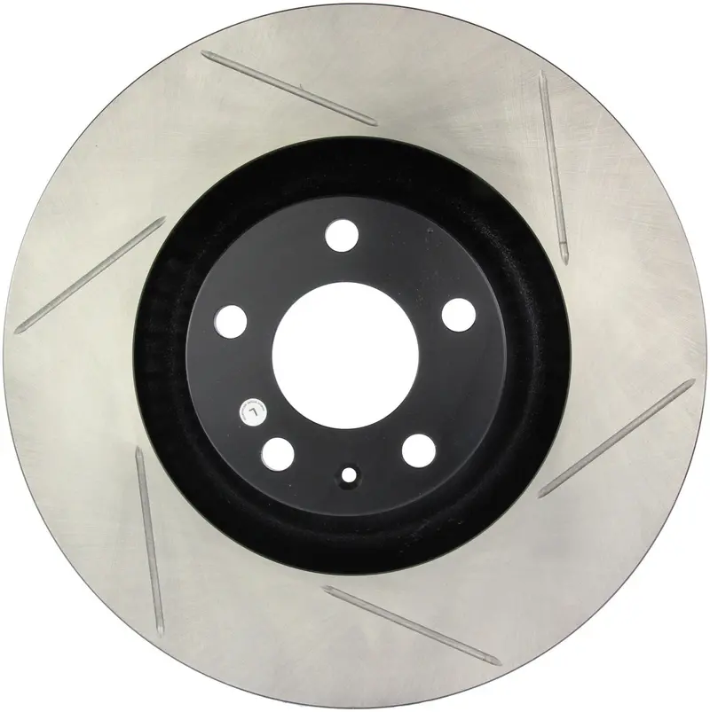 Stoptech Sport Slotted Front Brake Rotor – Left Side, Optimized For Balanced Braking Force 1