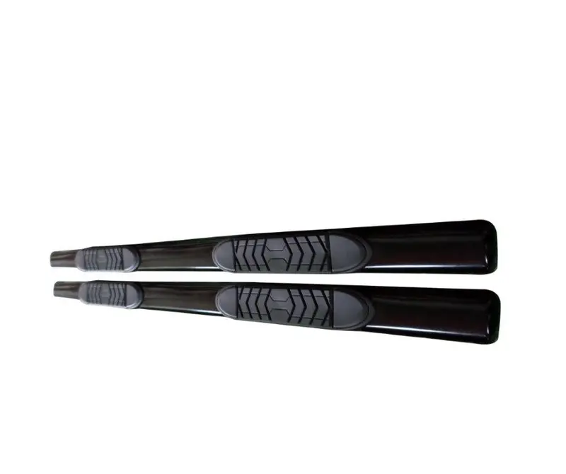 Trailfx A7057B 5-Inch Oval Rocker Panel Mount – Powder-Coated Black Steel 1