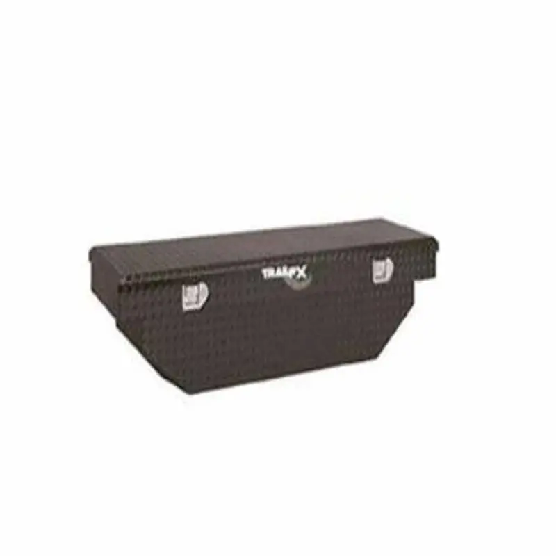 Trailfx Diamond-Tread Angled Crossover Tonneau Lid – Matte Black, 16-Gauge Aluminum 1